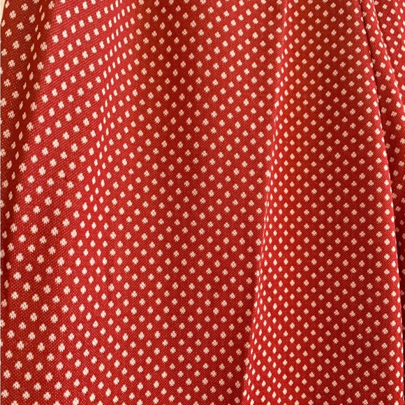 Vintage 1970s Jovy Polka Dot Two-Piece Pantsuit Set Flare Pants– Made in Canada - Picture 2 of 5